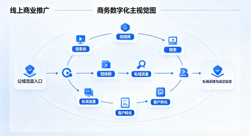 加查县线上商业推广怎么做？全域流量闭环搭建与低成本转化实战指南